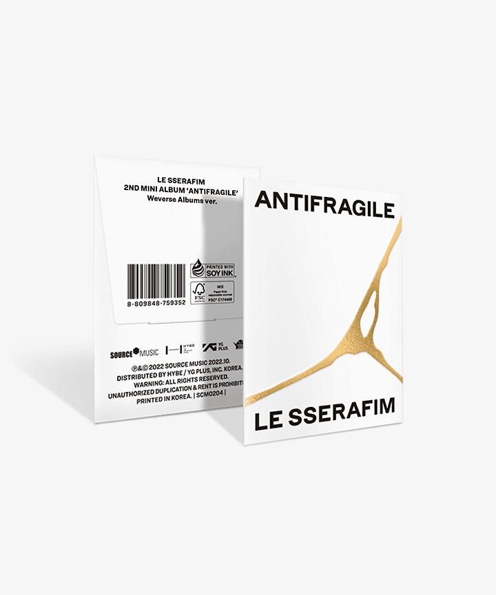 LE SSERAFIM – 2nd Mini album [ANTIFRAGILE] (Weverse Album Ver.)