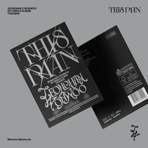 JEONGHAN X WONWOO (SEVENTEEN) – 1st Single Album [THIS MAN] (Weverse Albums ver.)