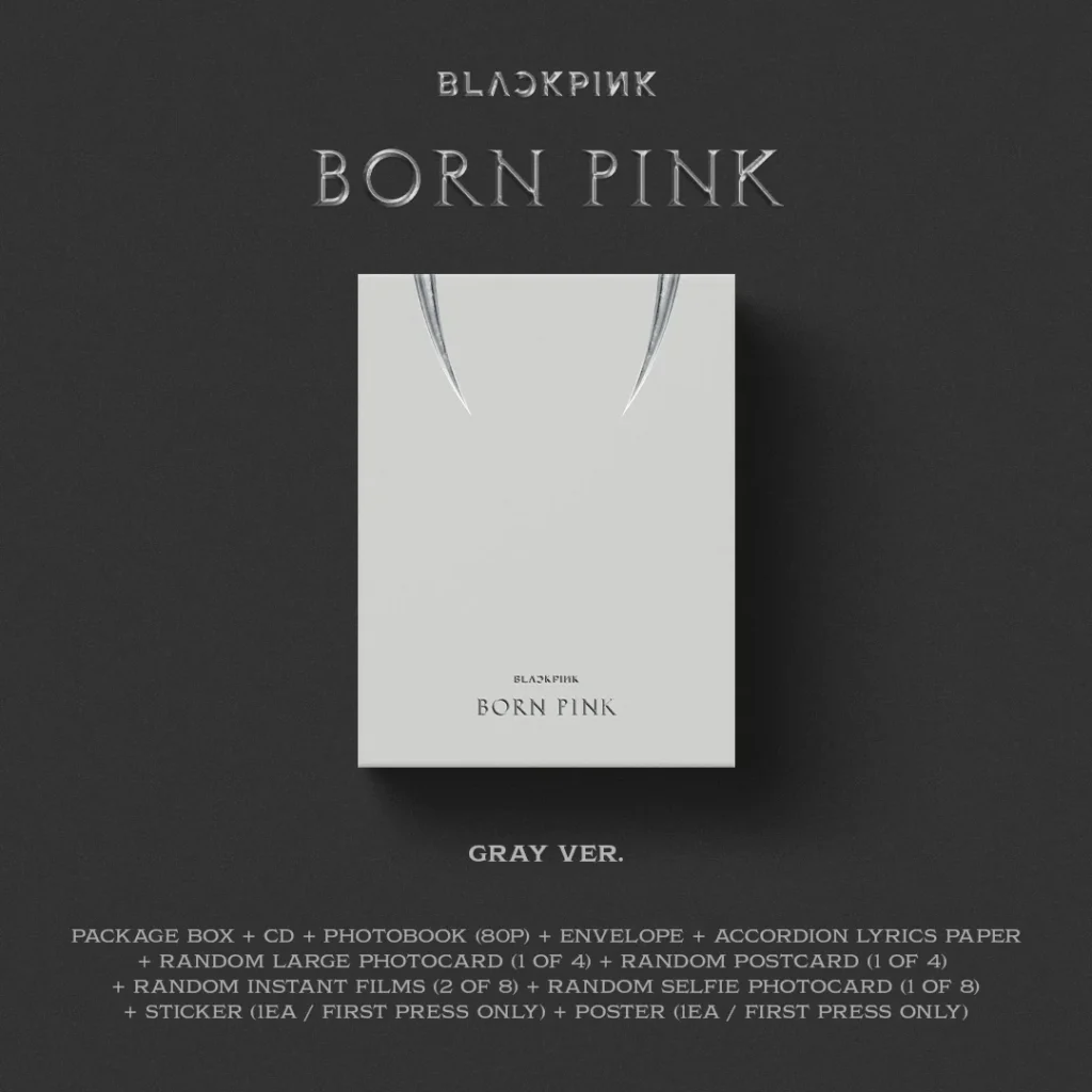 BLAKPINK – 2nd Album [BORN PINK] BOX SET [GRAY ver.]