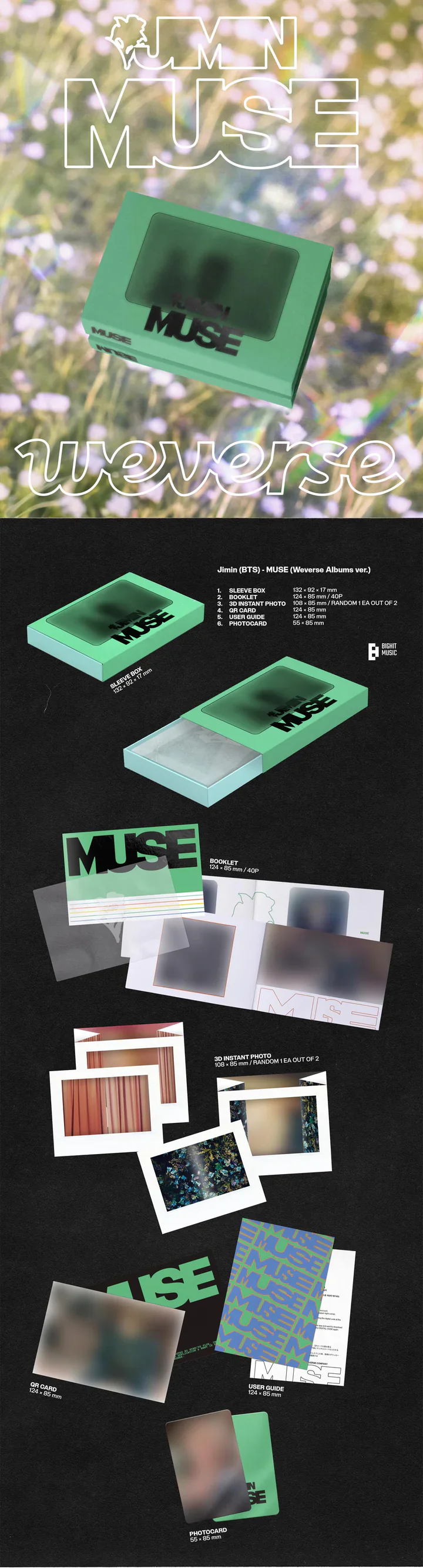 Jimin (BTS) – [MUSE (Weverse Albums ver.)] - Image 2