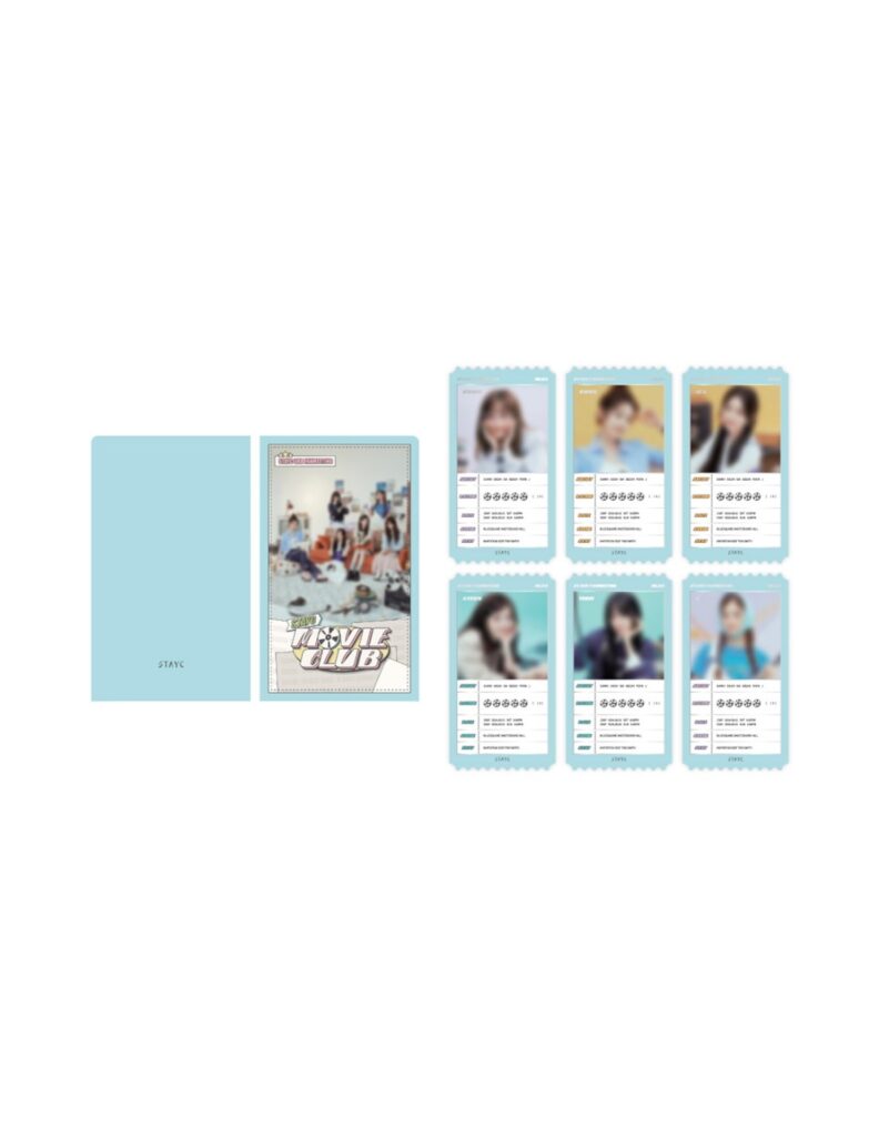 2024 STAYC MOVIE CLUB Ticket Holder Set