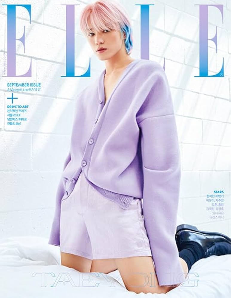 ELLE KOREA A type 2023.Sep Cover : NCT TAEYONG