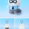 LINEFRIENDS MININI WORLD PLUSH KEYRING POUCH SET - Image 2