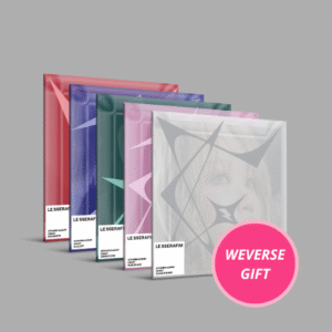 [WEVERSE POB] LE SSERAFIM – 4th Mini Album [CRAZY] (COMPACT ver.)