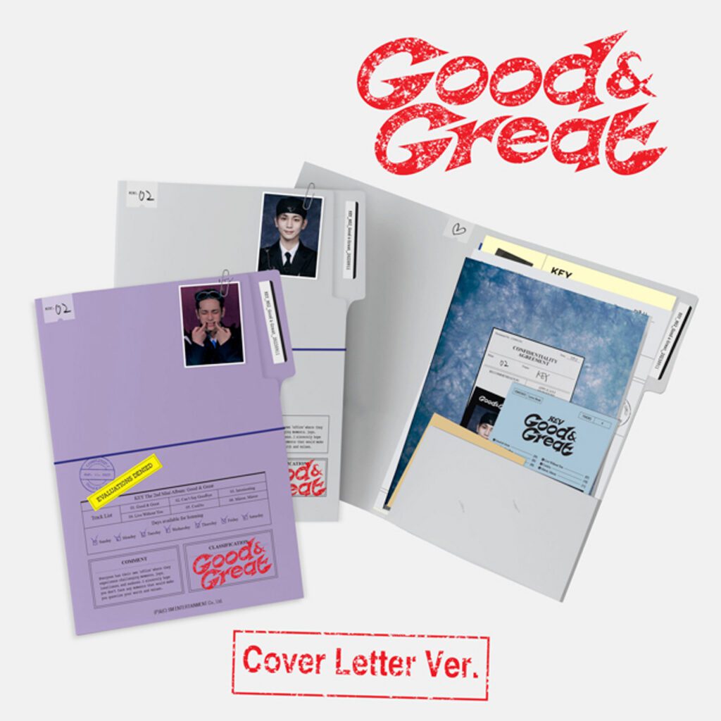 KEY - 2ND MINI ALBUM [Good & Great] COVER LETTER Ver.