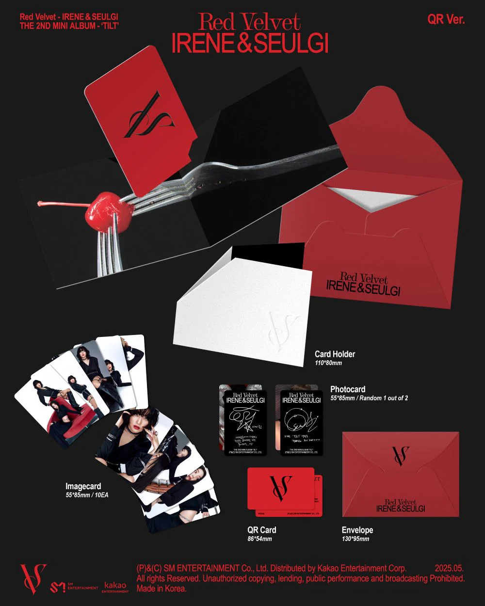 IRENE & SEULGI (Red Velvet) - 2nd Mini Album [TILT] QR Ver. (Smart Album) - Image 2