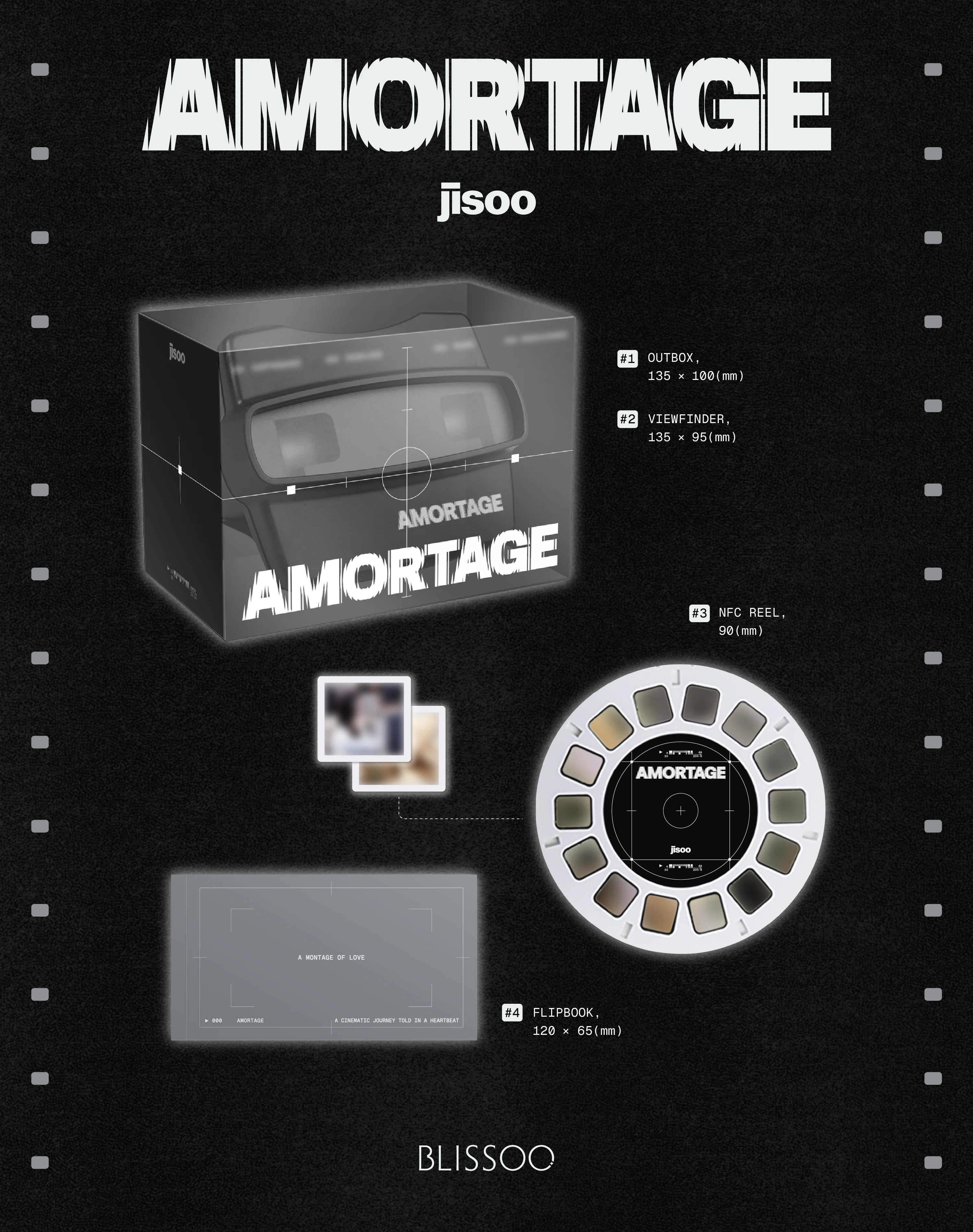 JISOO - Mini Album [AMORTAGE] REELS Ver.