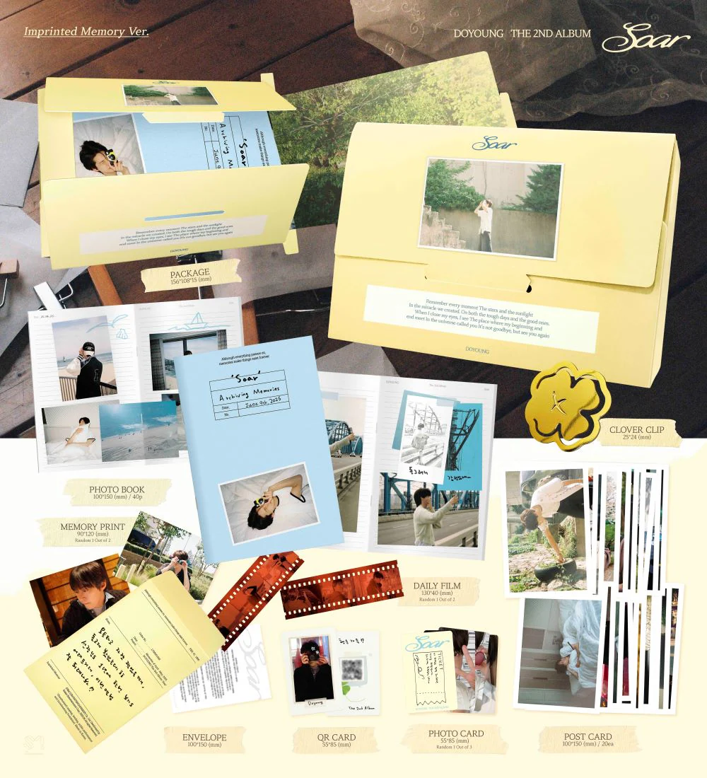 DOYOUNG - 2nd Album [Soar] Imprinted Memory Ver. (Smart Album) - Image 2