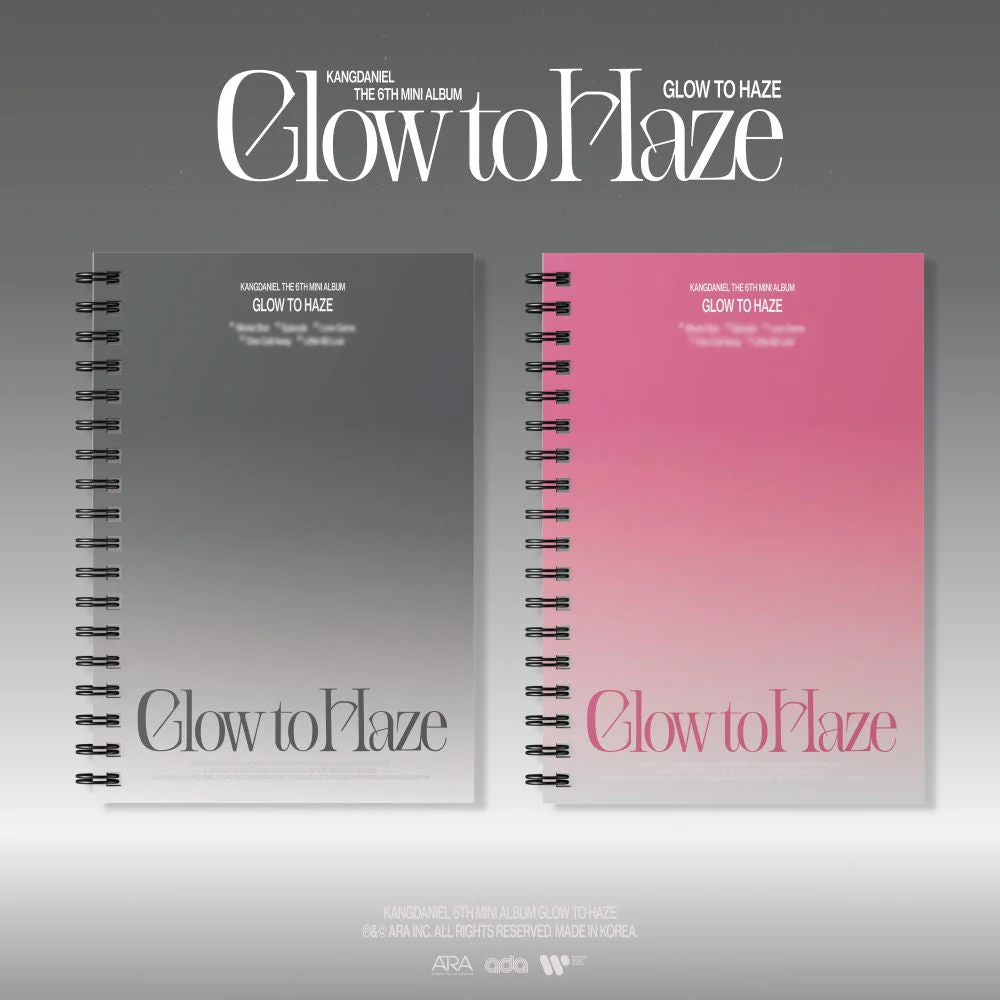 KANG DANIEL - [Glow to Haze] Photo Book Ver.