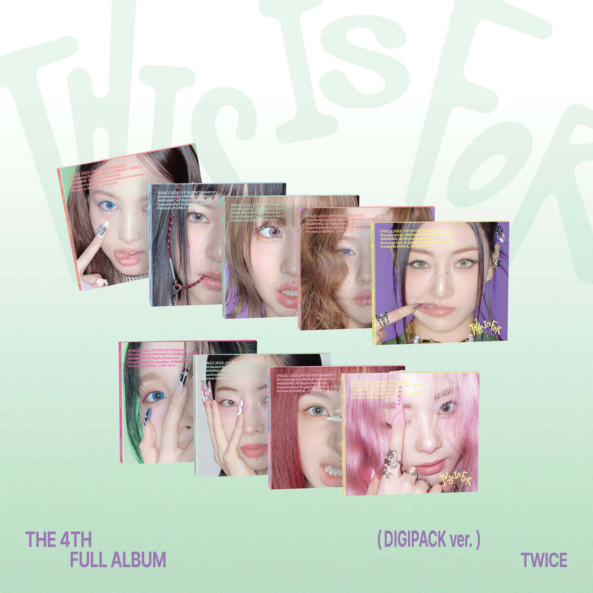 TWICE - 4th Full Album [THIS IS FOR] DIGIPACK Ver.