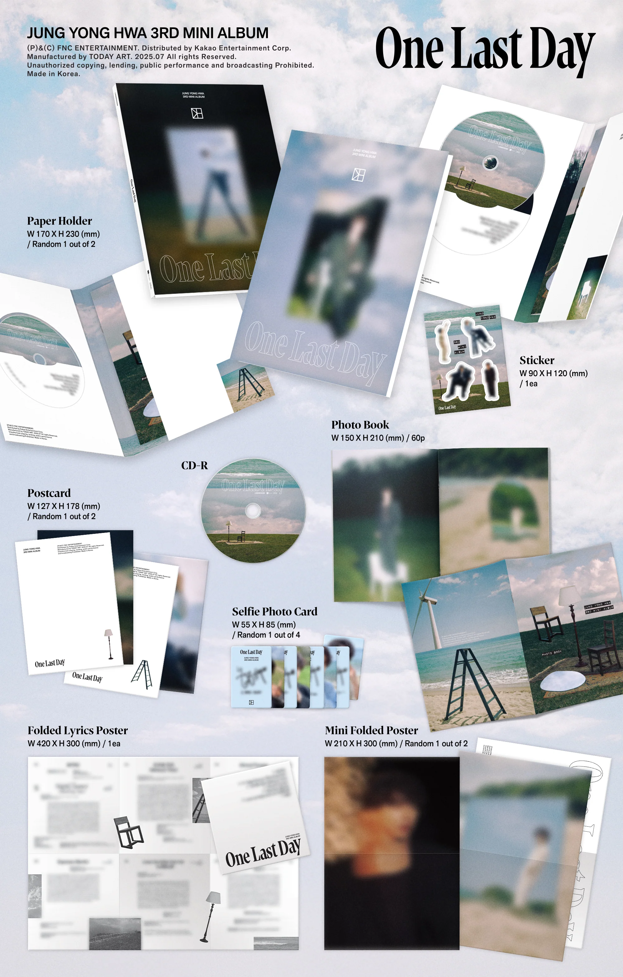 JUNG YONGHWA - 3rd Mini Album [One Last Day] PHOTO BOOK - Image 2