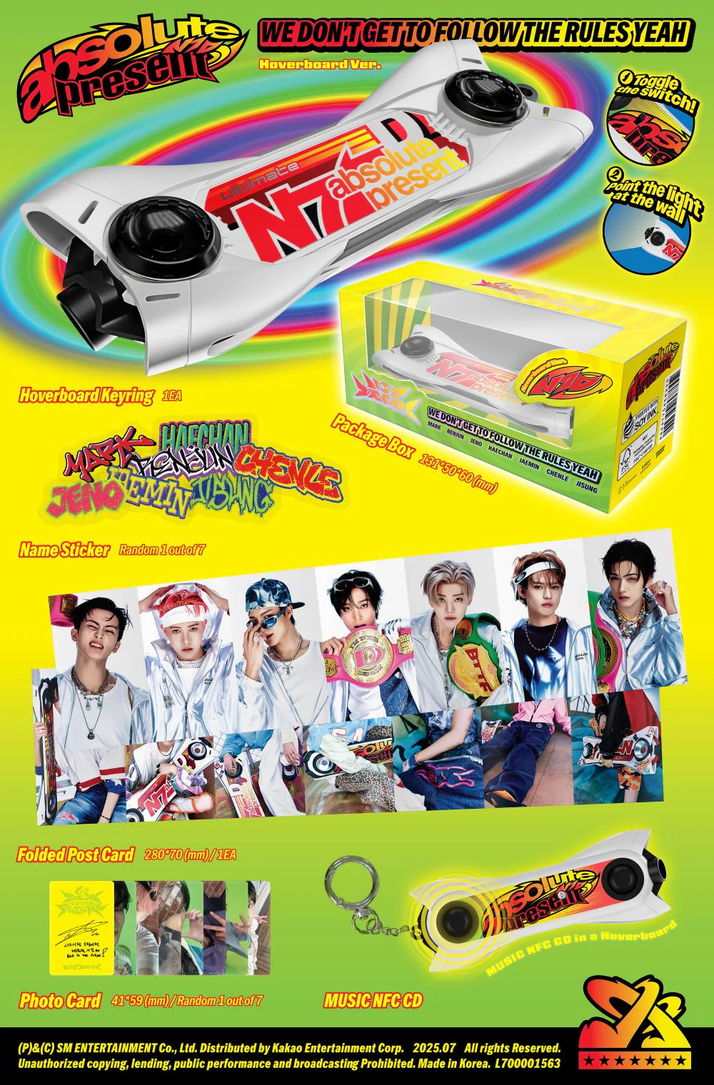 NCT DREAM - [Go Back To The Future] Hoverboard Ver. (Smart Album)