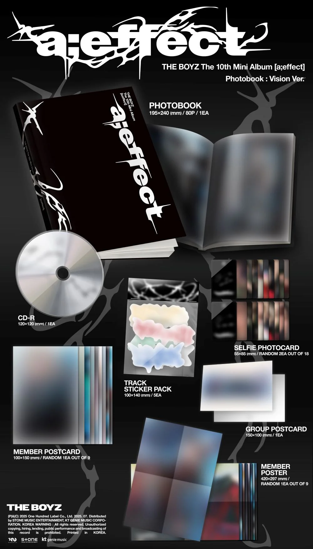 THE BOYZ - 10th Mini Album [a;effect] Vision Ver. (Photobook Ver.)