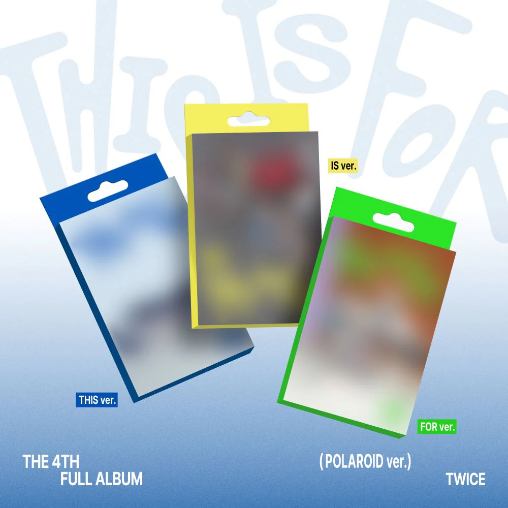 TWICE - 4th Album [THIS IS FOR] POLAROID Ver.