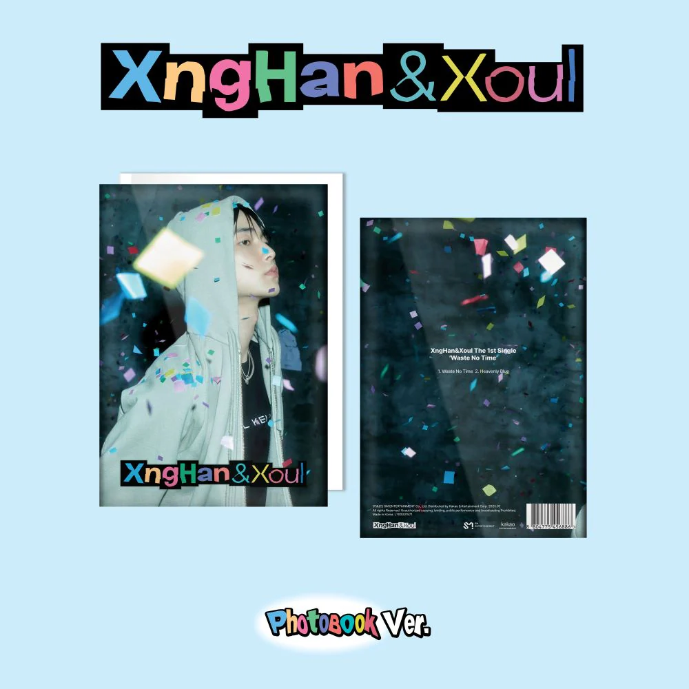 XngHan&Xoul - 1st Single Album [Waste No Time] Photo Book Ver.
