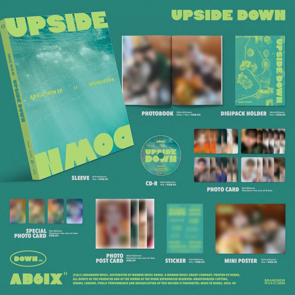 AB6IX - 10th EP [UPSIDE DOWN] Photobook Ver.