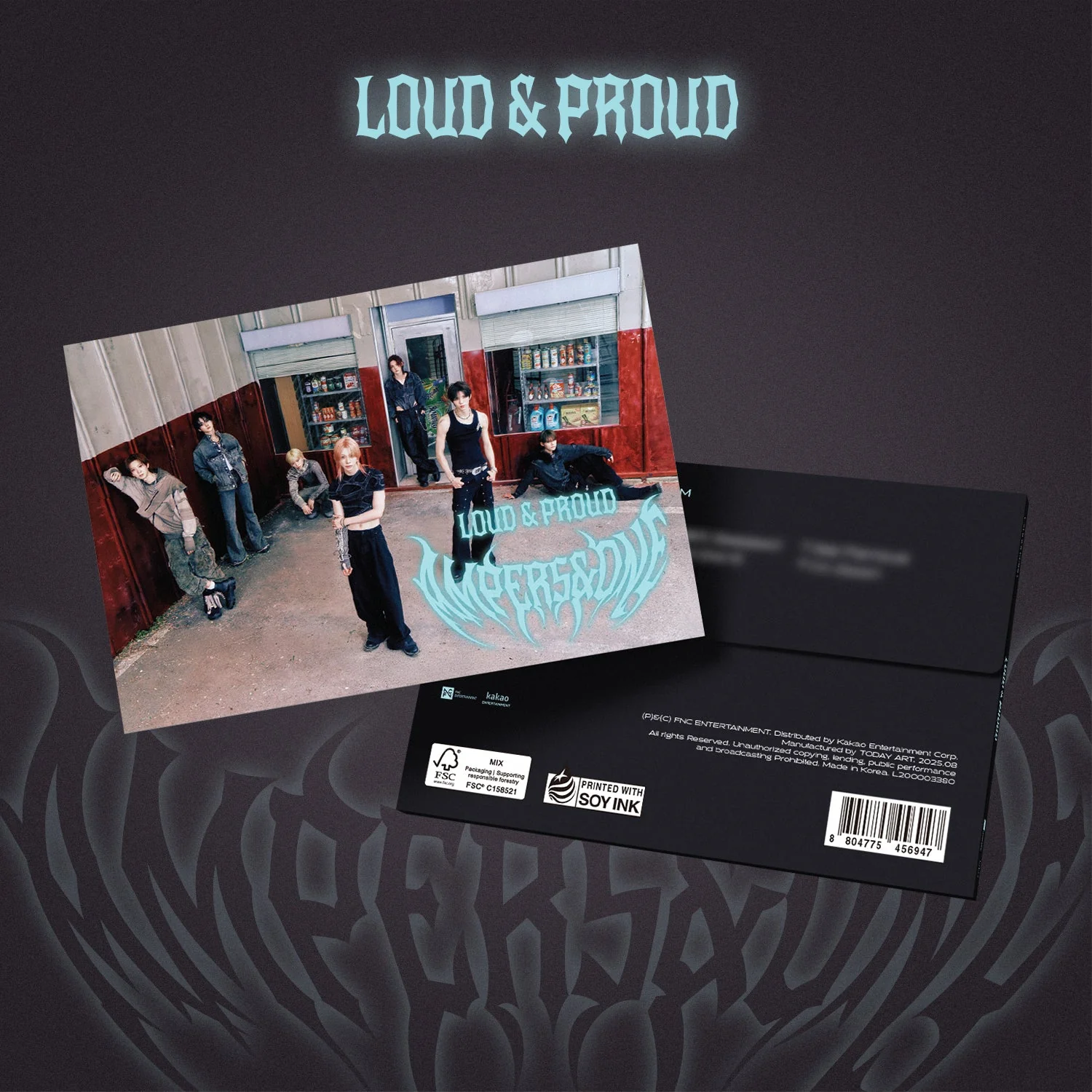 AMPERS&ONE - 3rd Mini Album [LOUD & PROUD] POSTCARD Ver.