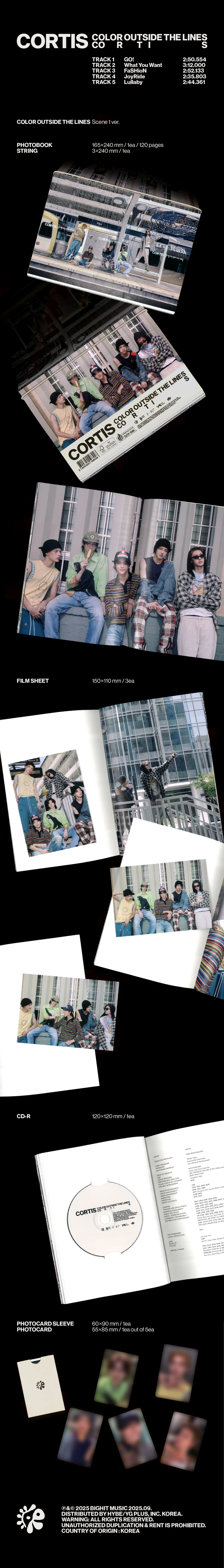 CORTIS - 1st EP [COLOR OUTSIDE THE LINES] Standard Ver.