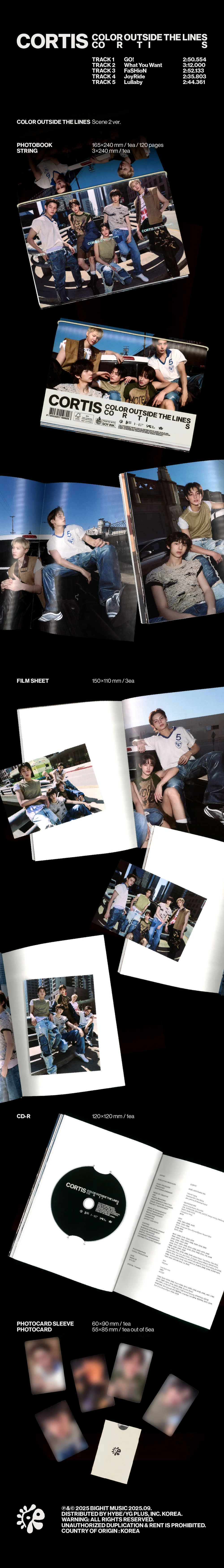 CORTIS - 1st EP [COLOR OUTSIDE THE LINES] Standard Ver.