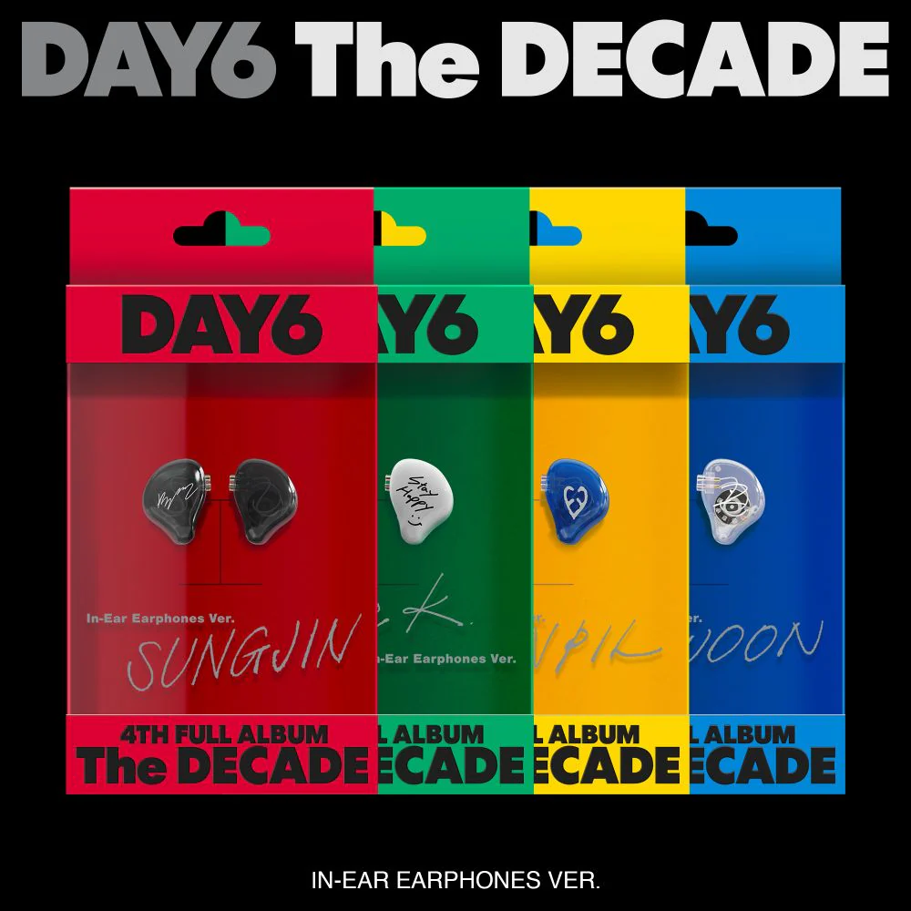 DAY6 - 4th Album [The DECADE] In-Ear Earphones Ver.