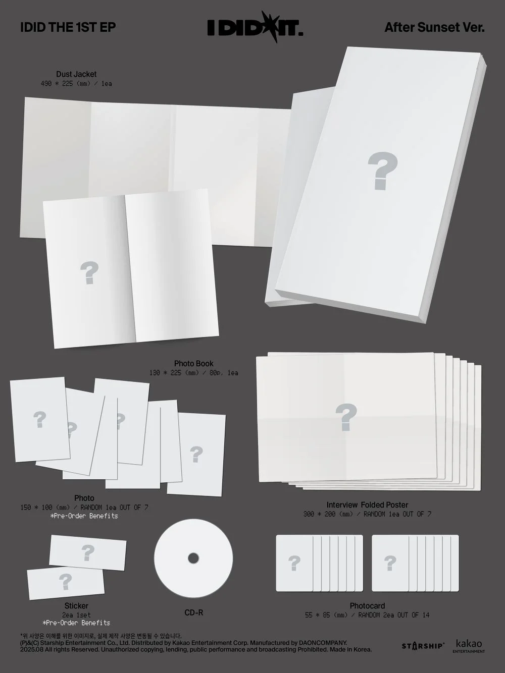 IDID - 1st Mini Album [I did it] - Image 3