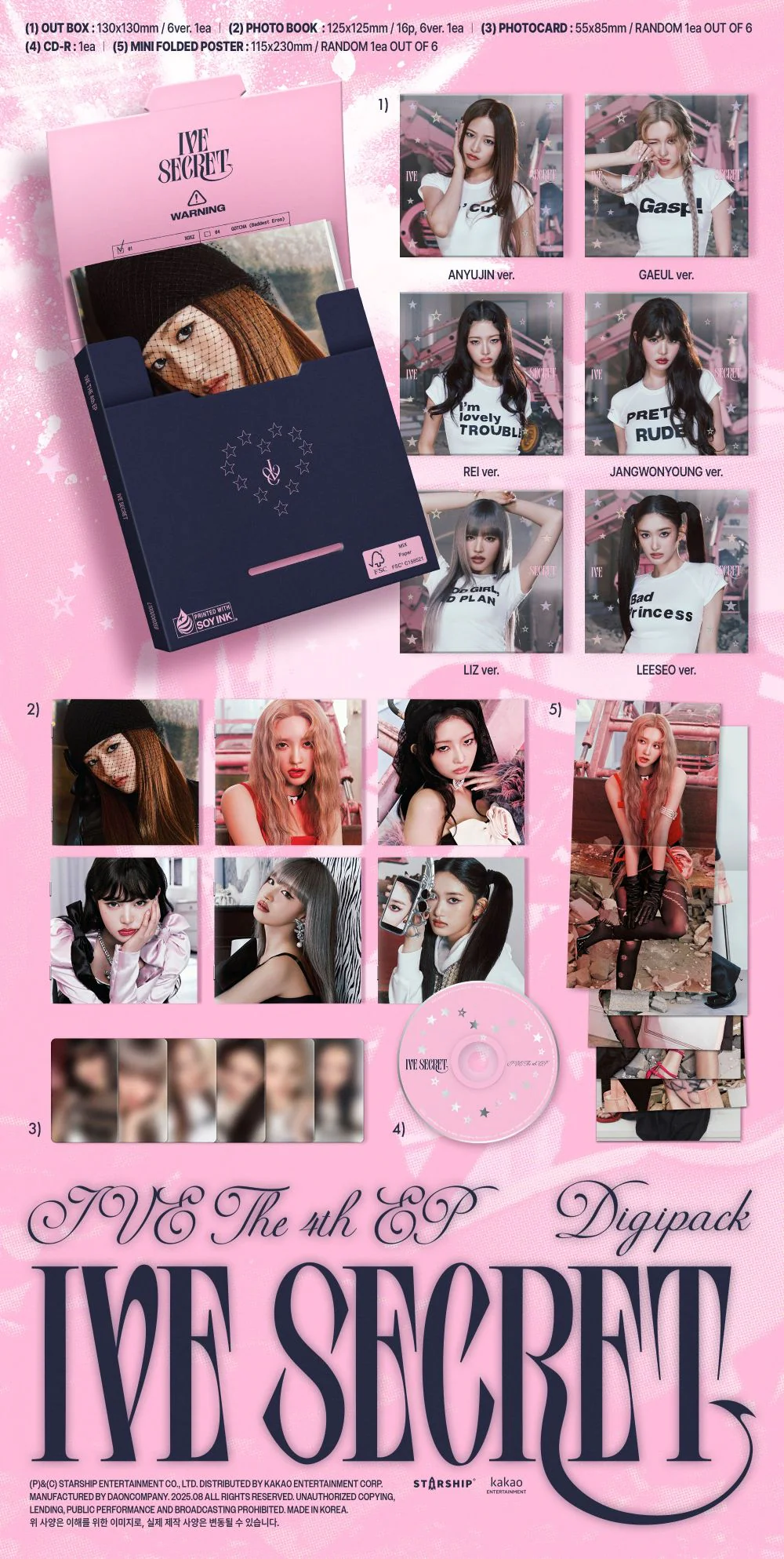 IVE – THE 4th EP [IVE SECRET] (Digipack Ver. Limited)