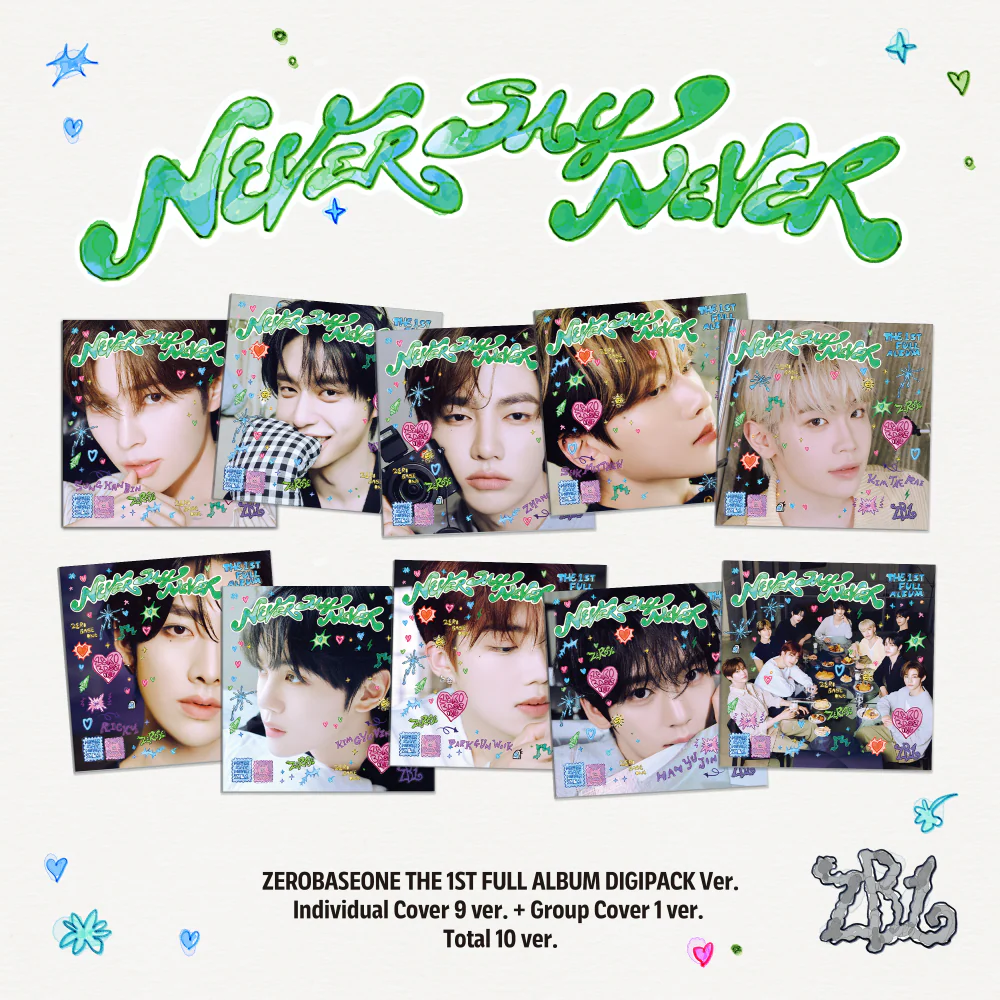 ZEROBASEONE - 1st Full Album [NEVER SAY NEVER] DIGIPACK Ver.