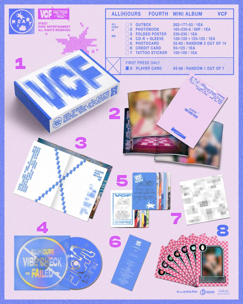 ALL(H)OURS - 4th Mini Album [VCF] READY Ver. - Image 2