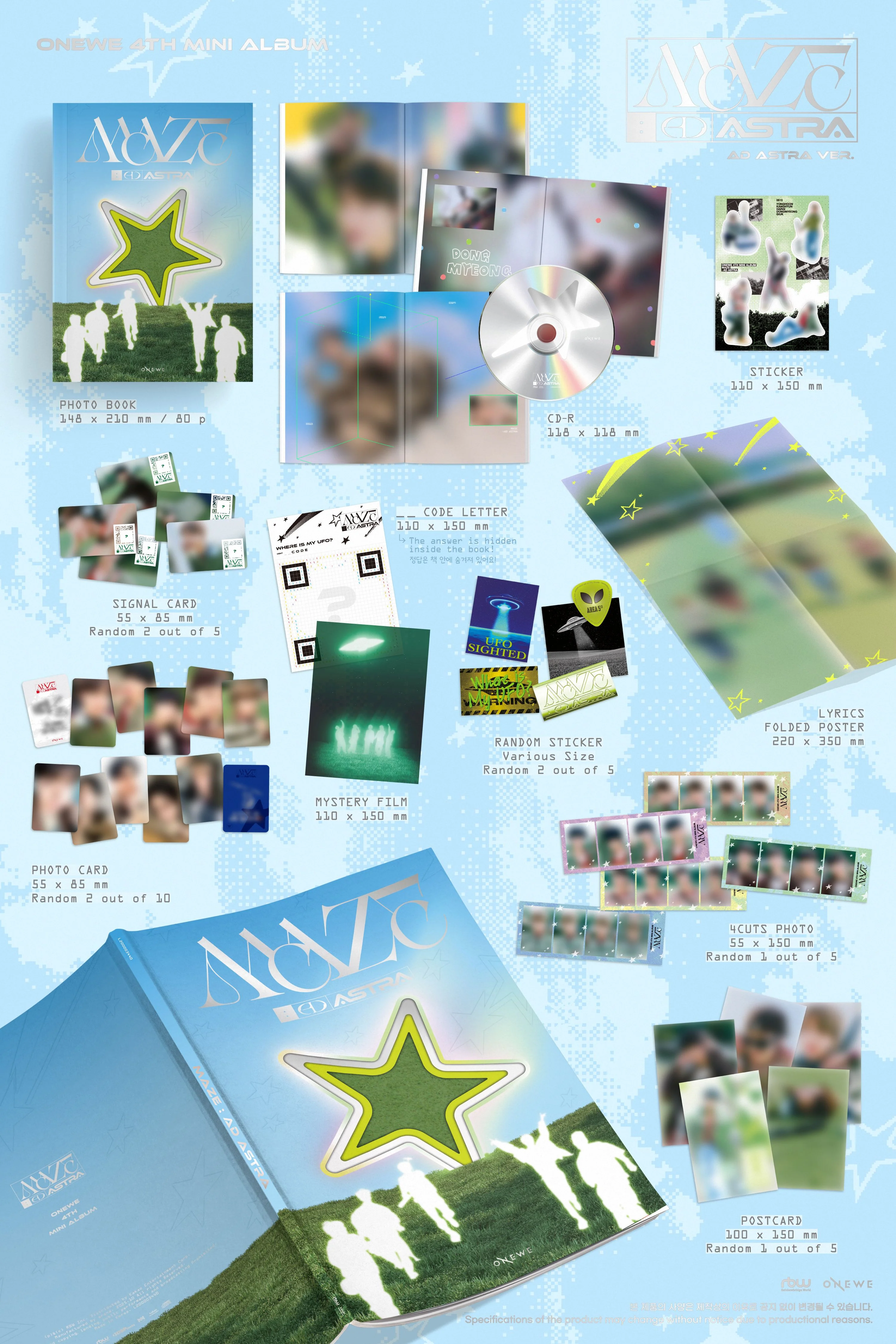 ONEWE - 4th Mini Album [MAZE : AD ASTRA] AD ASTRA Ver.