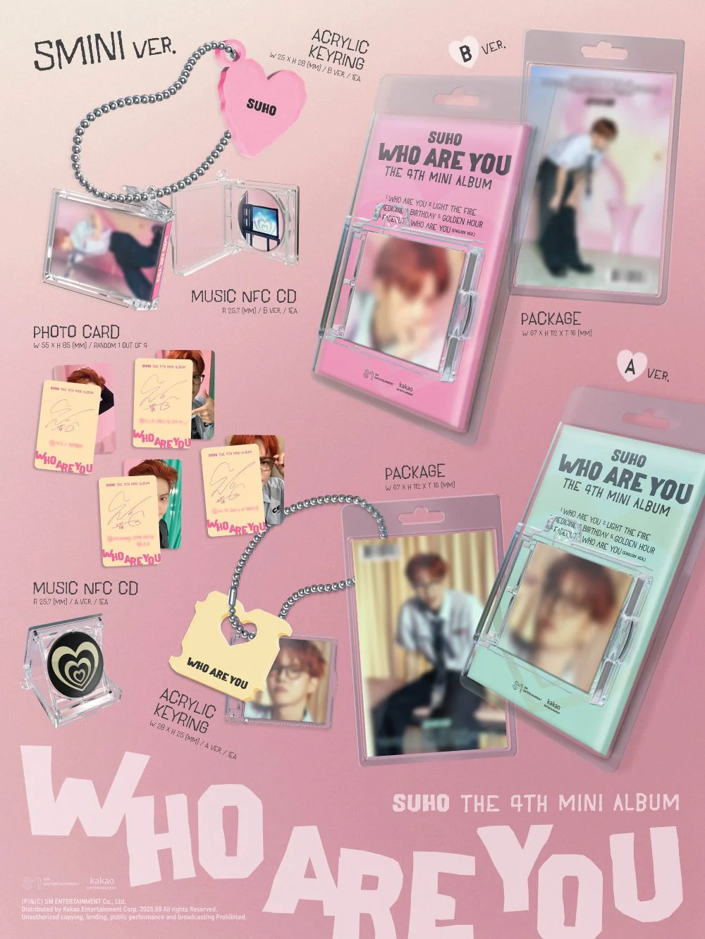 SUHO (EXO) - 4th Mini Album [Who Are You] SMini Ver. - Image 2