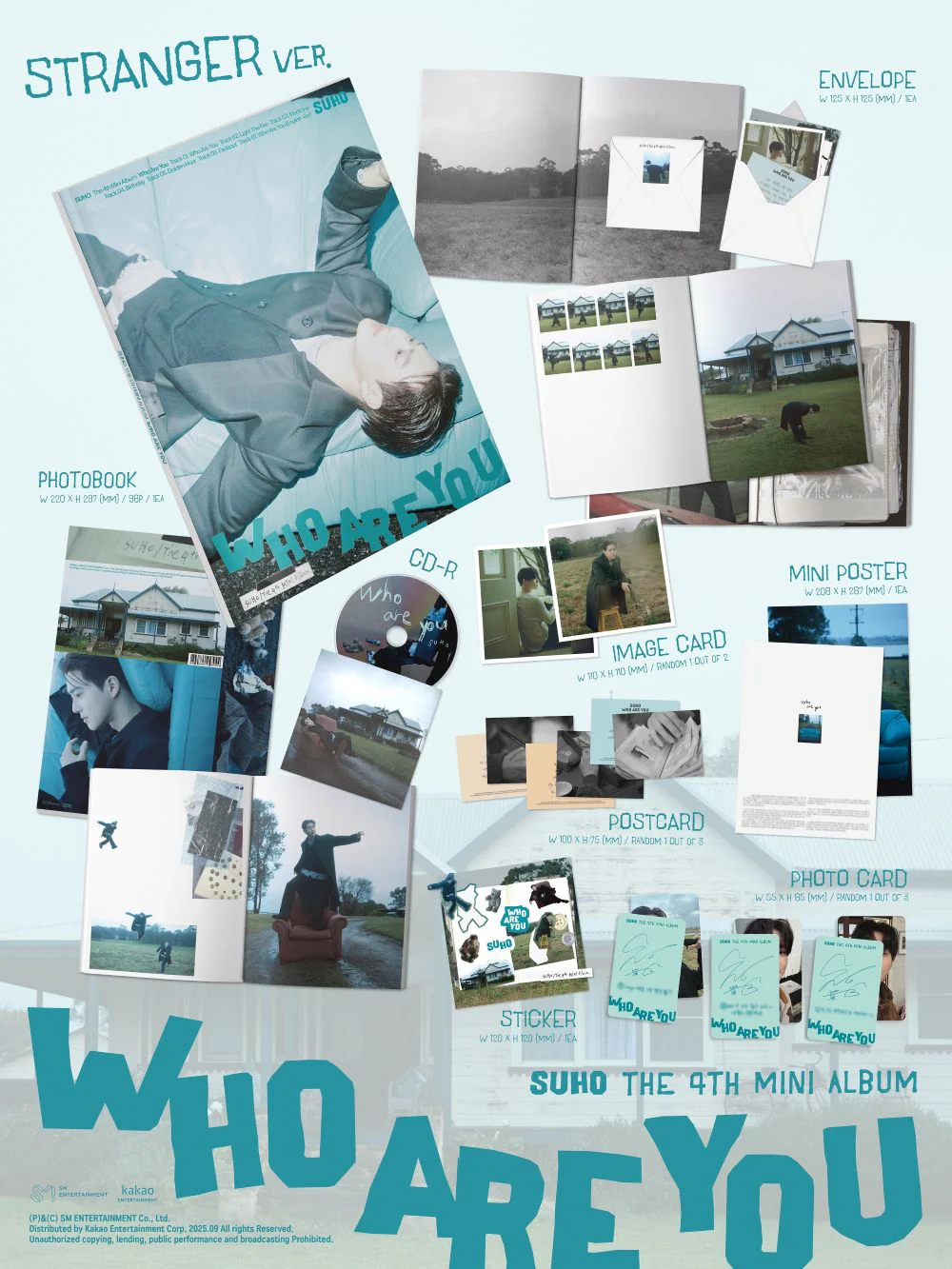 SUHO (EXO) - 4th Mini Album [Who Are You] Stranger Ver.