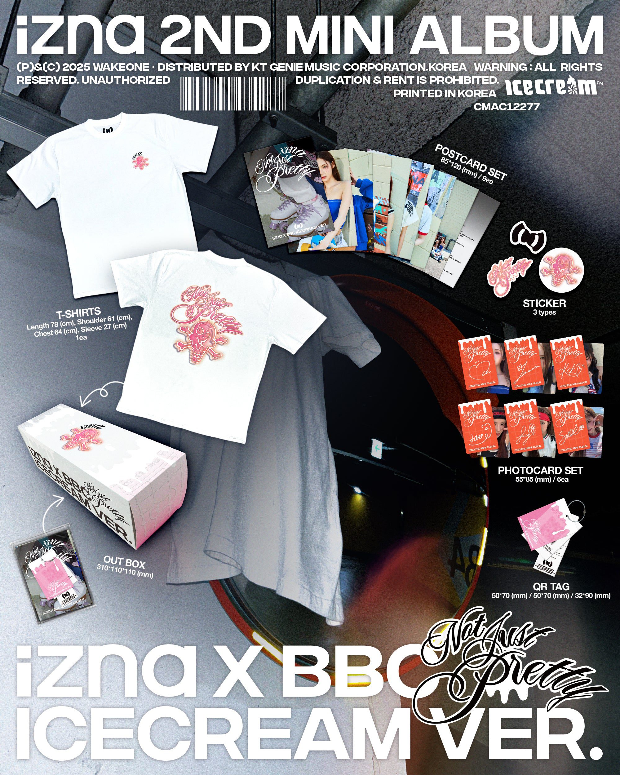 izna - [Not Just Pretty] izna X BBC ICECREAM Ver. (Limited Edition)
