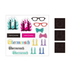 G-DRAGON - OFFICIAL MD [2025 WORLD TOUR IN KOREA] LIGHT STICK DECO STICKER SET