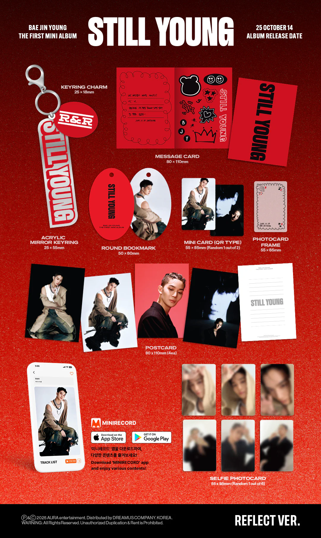 BAE JIN YOUNG - 1st Mini Album [STILL YOUNG] Platform Reflect Ver. - Image 2