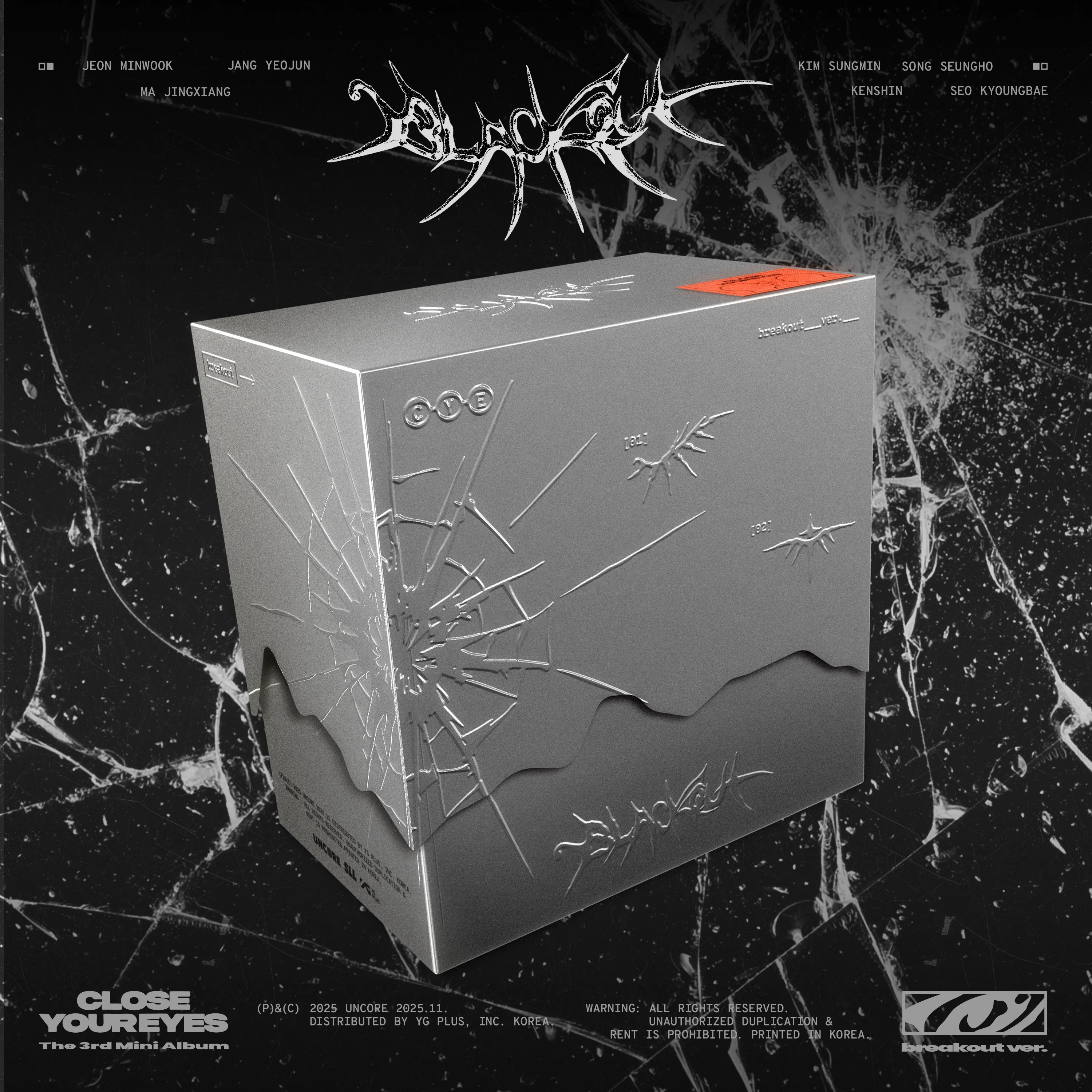 CLOSE YOUR EYES - 3rd Mini Album [blackout] breakout Ver.