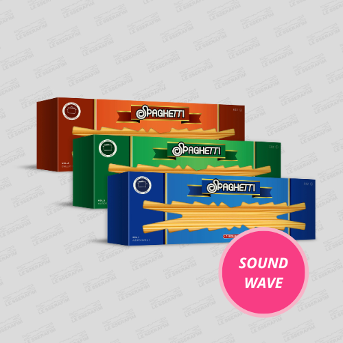 (SOUNDWAVE) LE SSERAFIM - 1st Single Album [SPAGHETTI] Standard Ver.