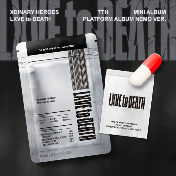 Xdinary-Heroes - 7th Mini Album [LXVE to DEATH] Platform Album Nemo Ver.