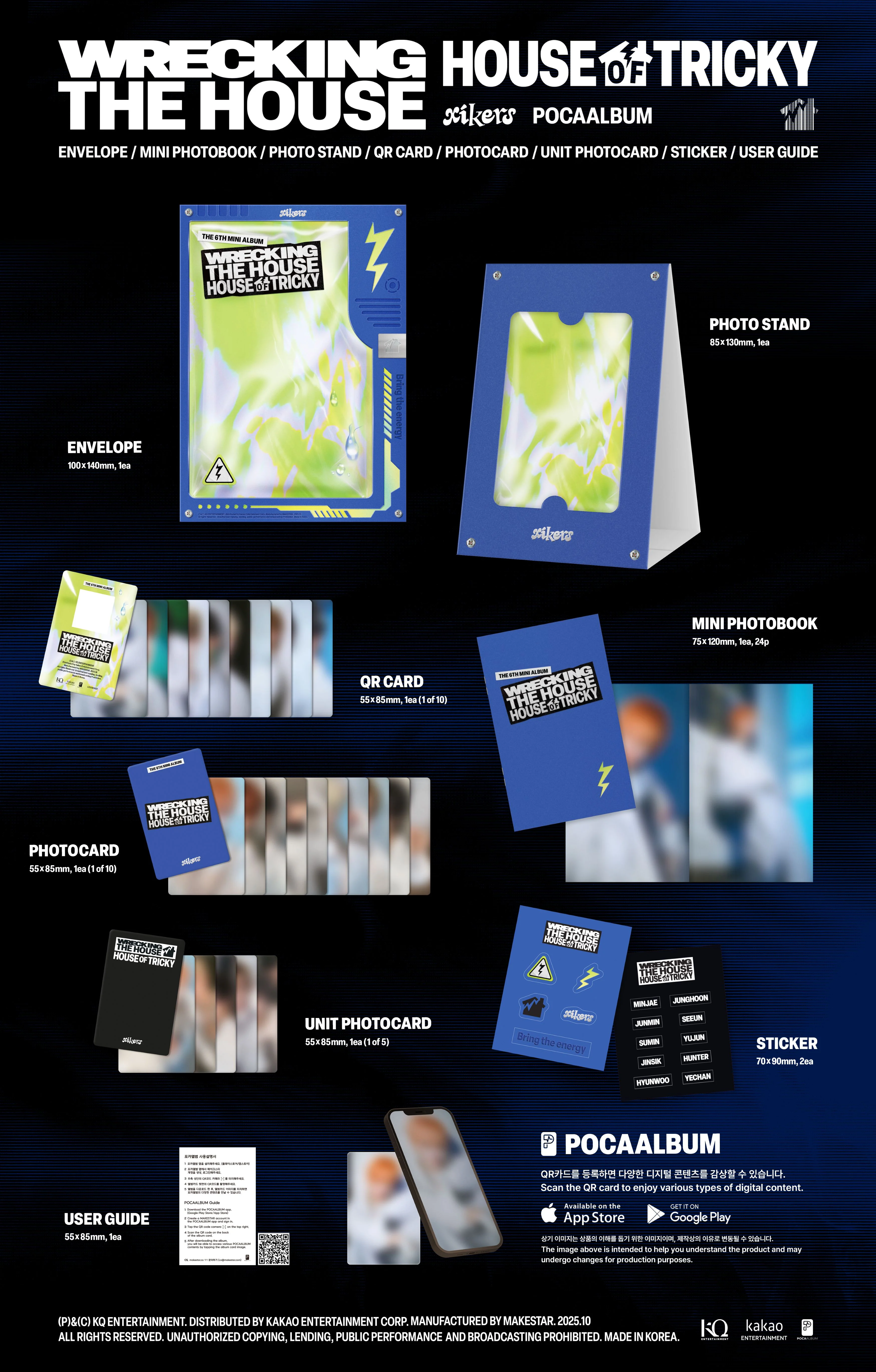 xikers - 6th Mini Album [HOUSE OF TRICKY WRECKING THE HOUSE] POCAALBUM Ver. - Image 2