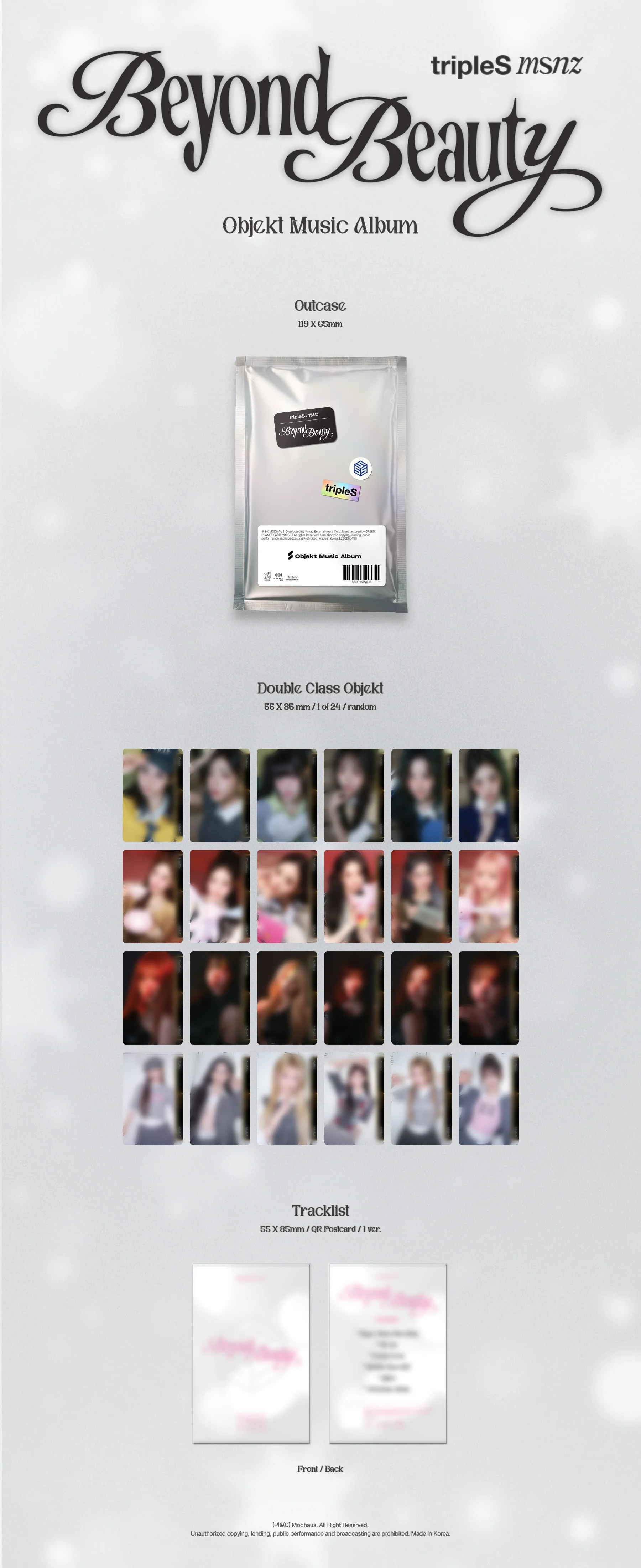 tripleS - Mini Album [msnz ] Objekt Music Album Ver.