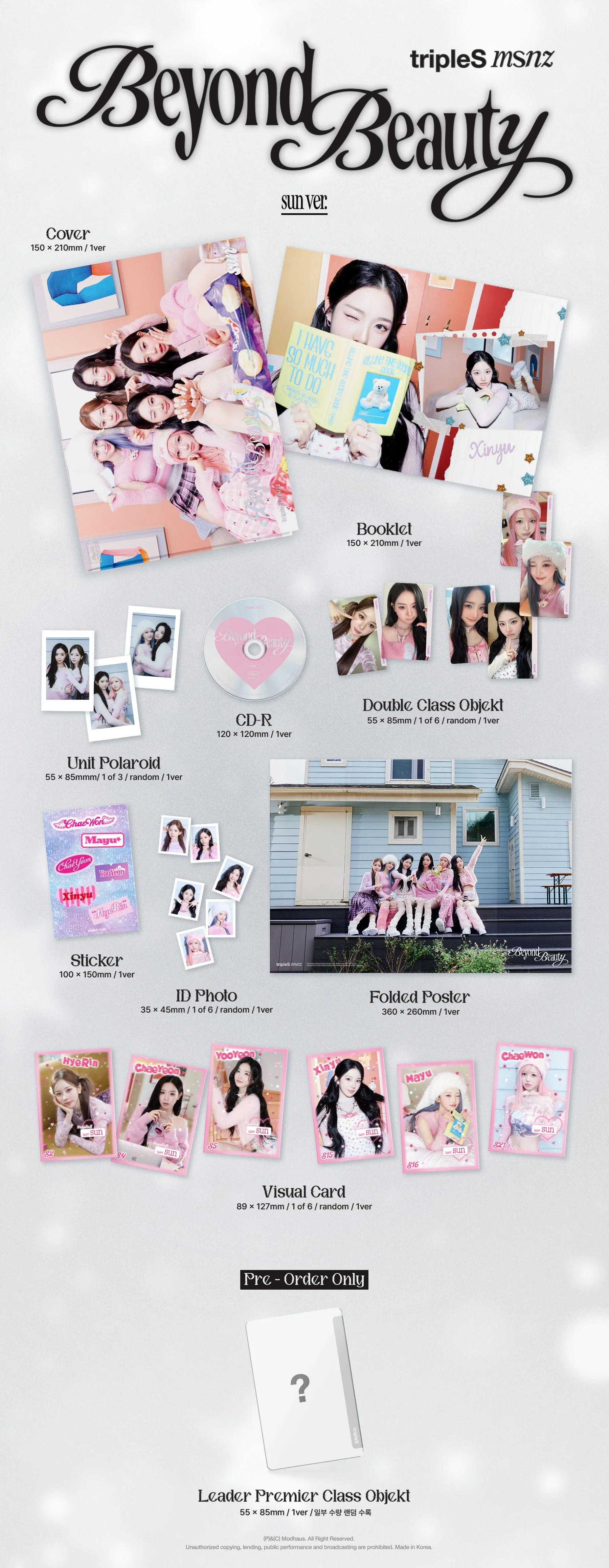 tripleS - Mini Album [msnz ] sun Ver.