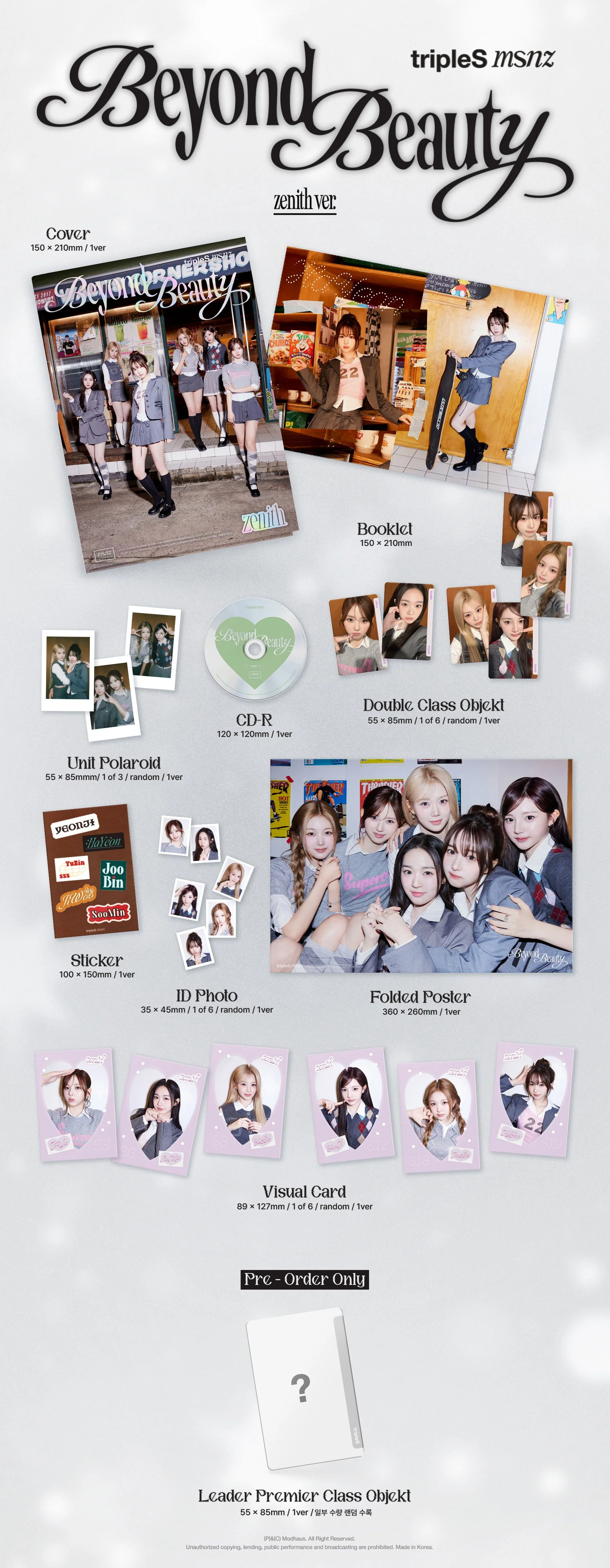 tripleS - Mini Album [msnz ] zenith Ver.