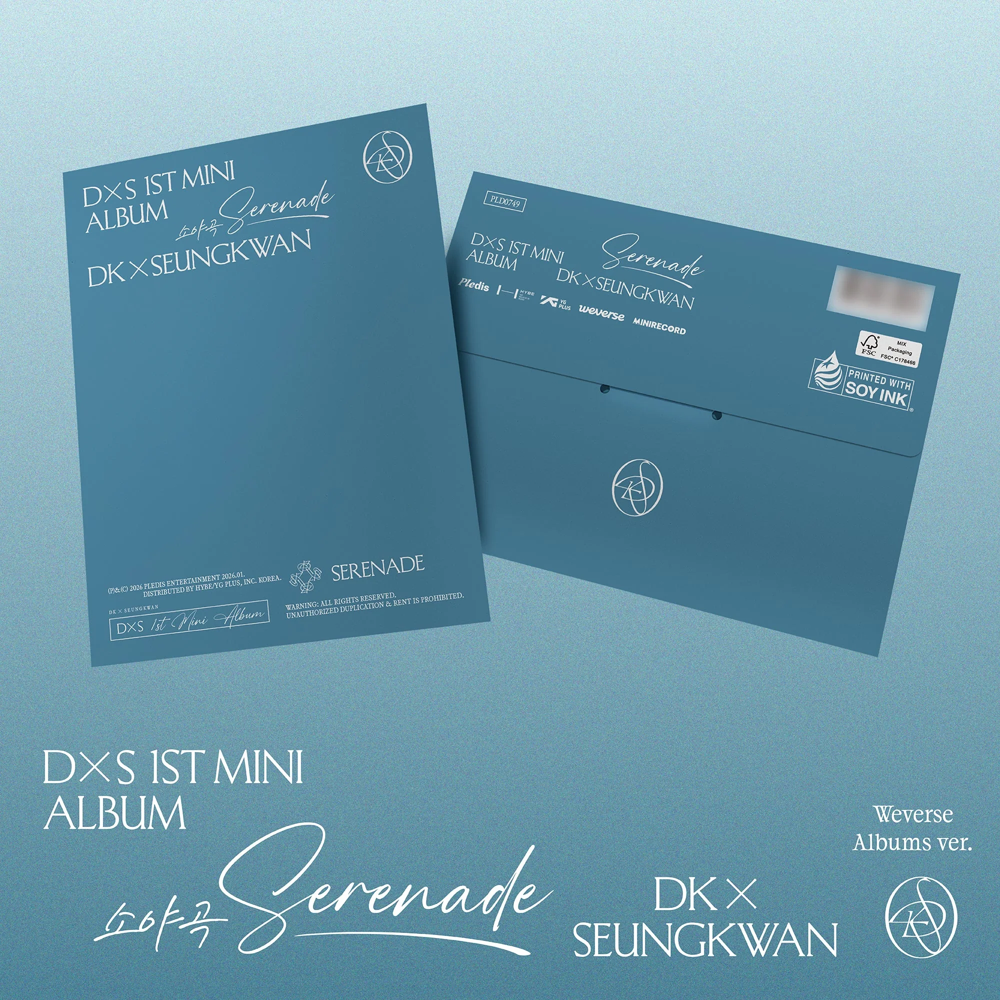 DK X SEUNGKWAN (SEVENTEEN) - 1st Mini Album [소야곡] Weverse Albums Ver.