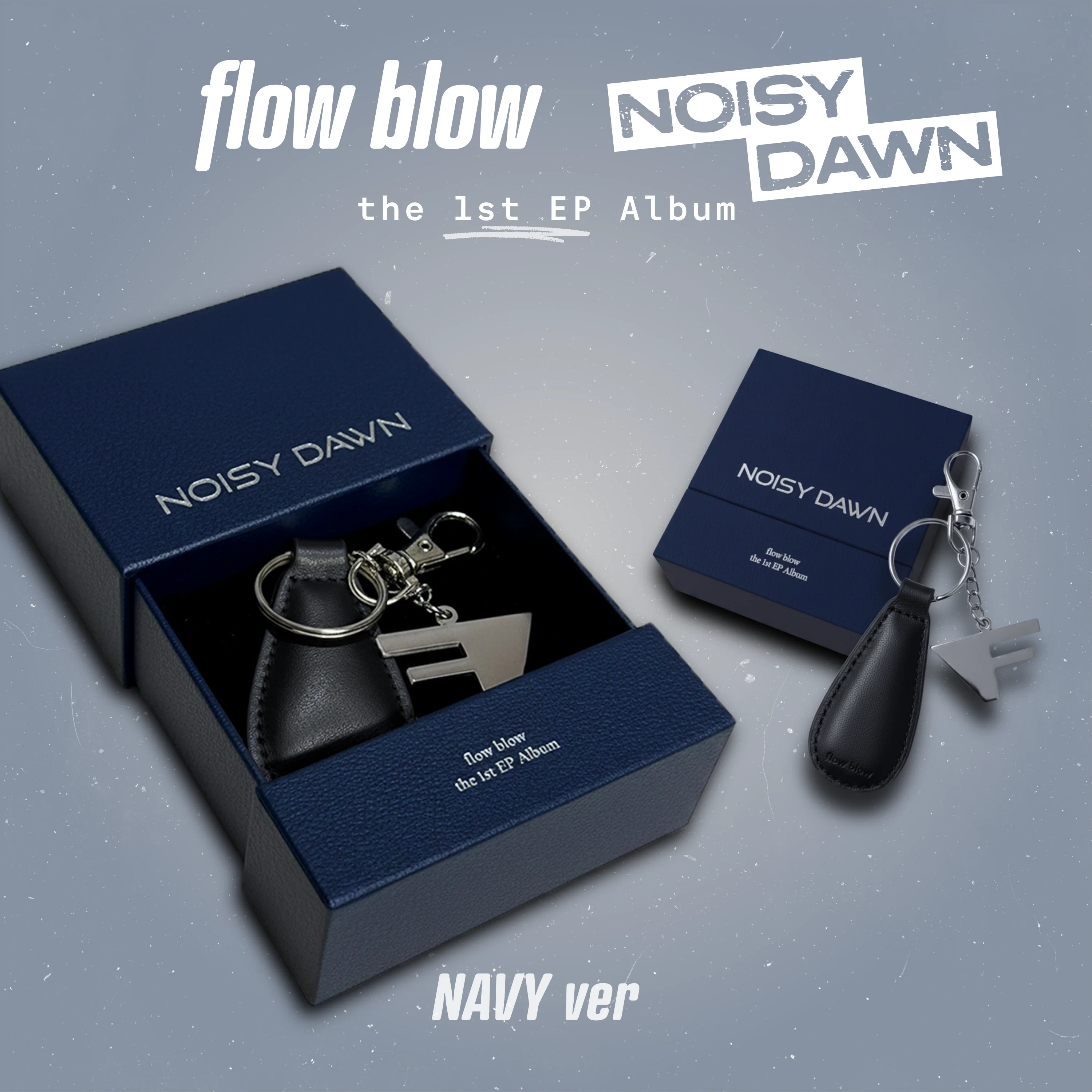 flow blow - 1st EP Album [NOISY DAWN] NAVY Ver.