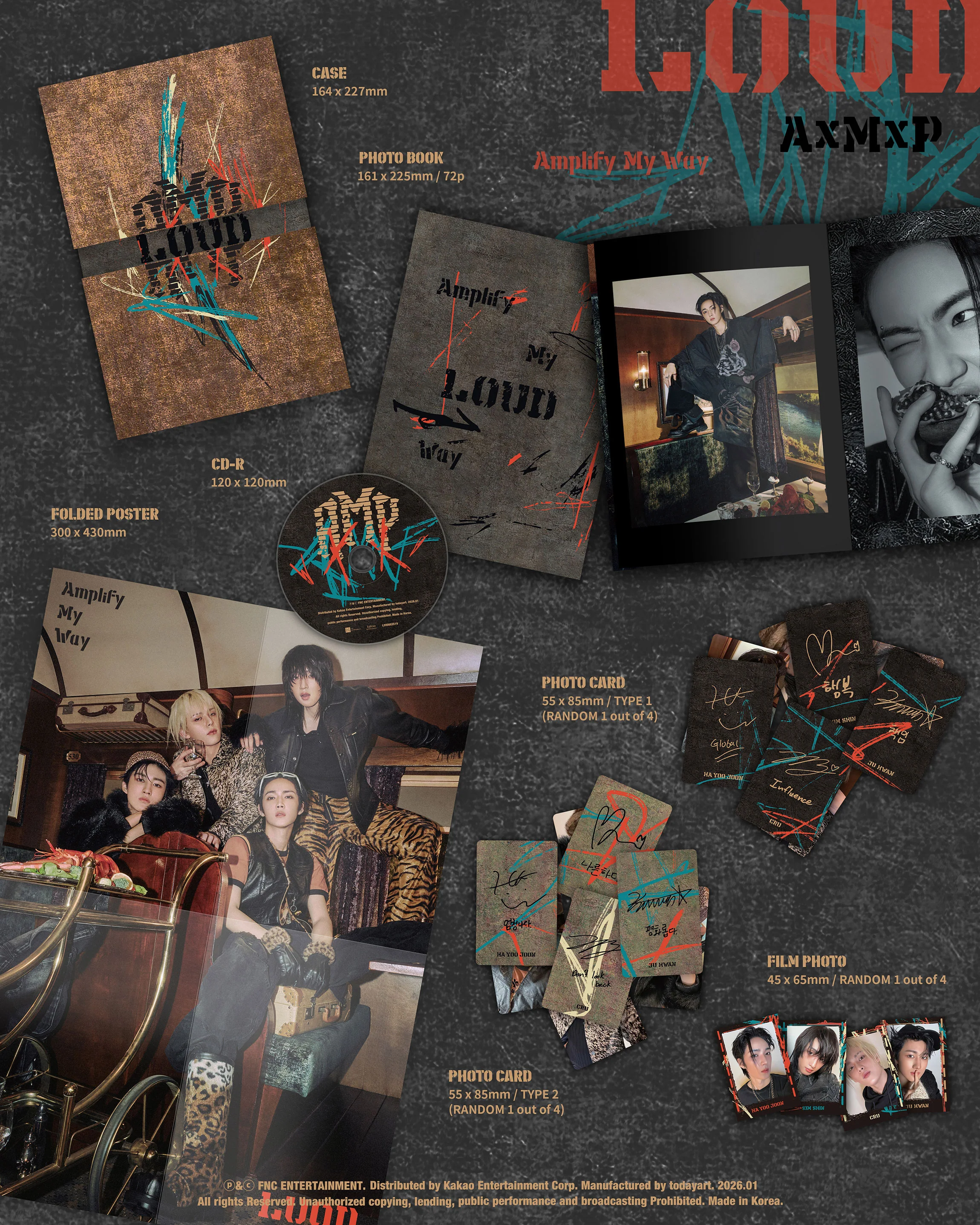 AxMxP - 1st Mini Album [Amplify My Way] LOUD Ver. - Image 2