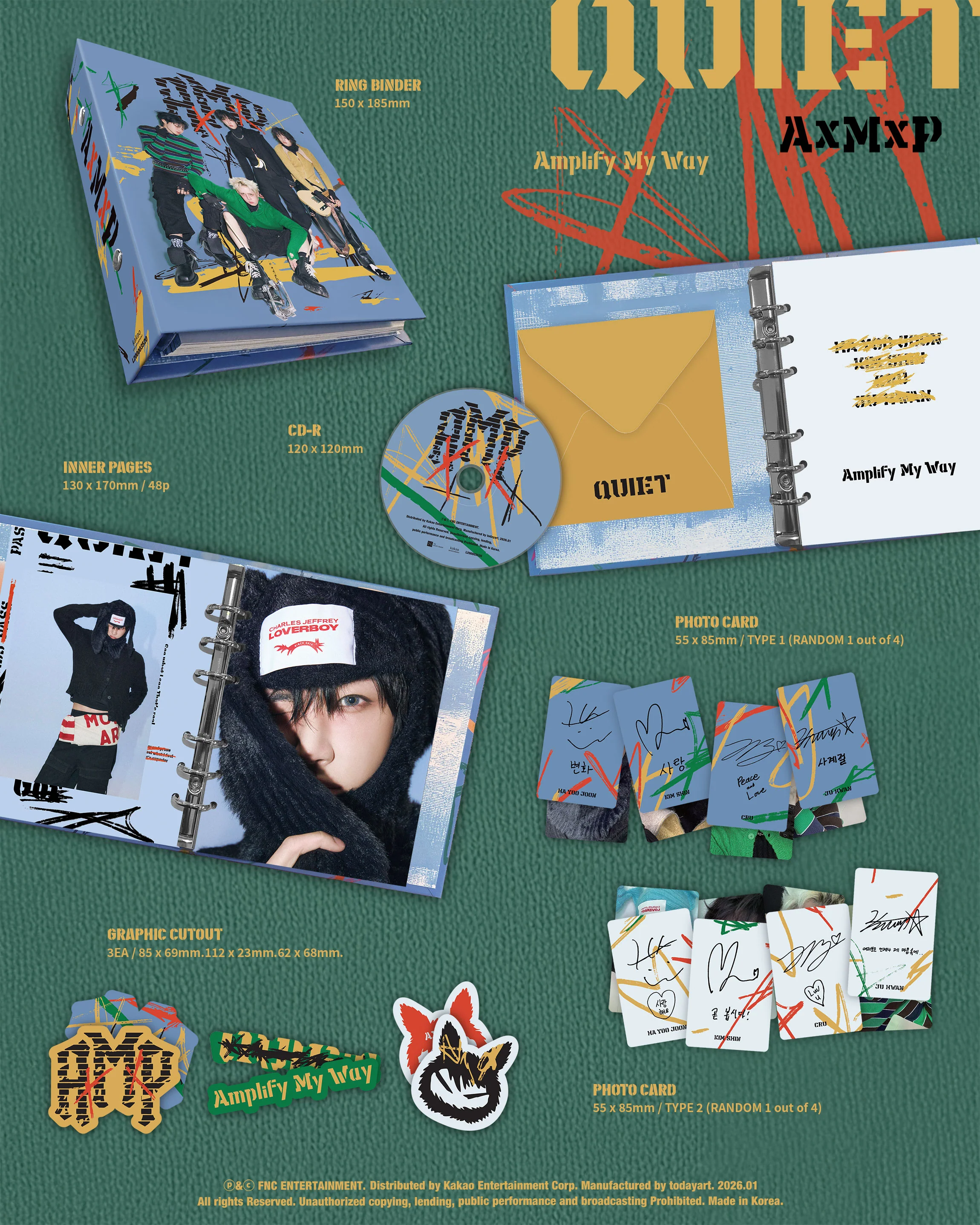 AxMxP - 1st Mini Album [Amplify My Way] QUIET Ver. - Image 2