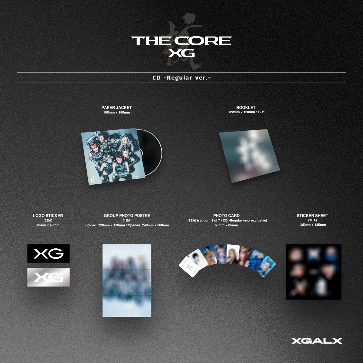 XG - 1st Full Album [THE CORE - 核] Regular Ver.