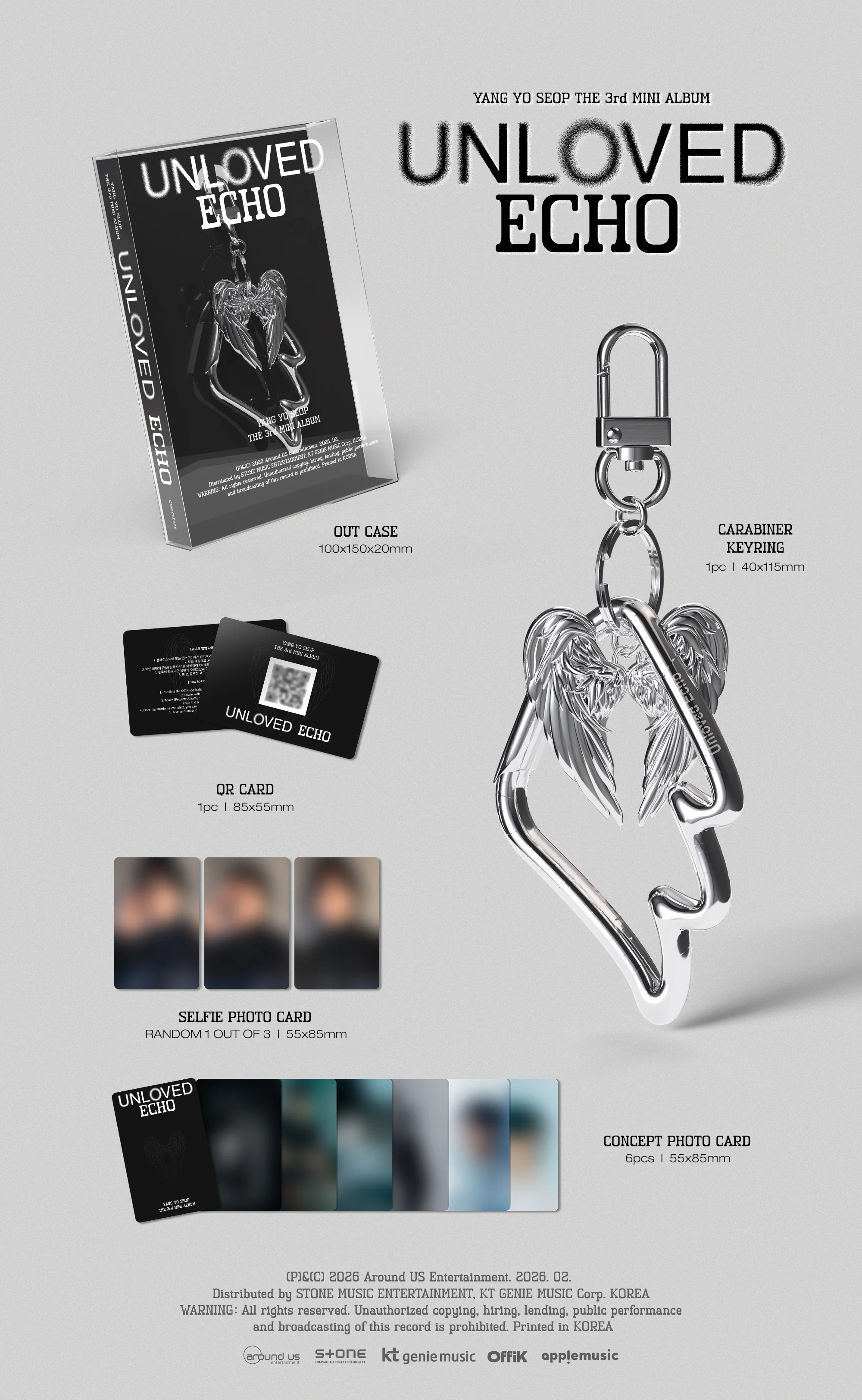 YANG YO SEOP - 3rd Mini Album [Unloved Echo] Platform Ver.